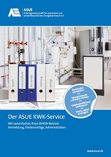 ASUE KWK-Service: Prospekt mit allen Informationen und Formularen