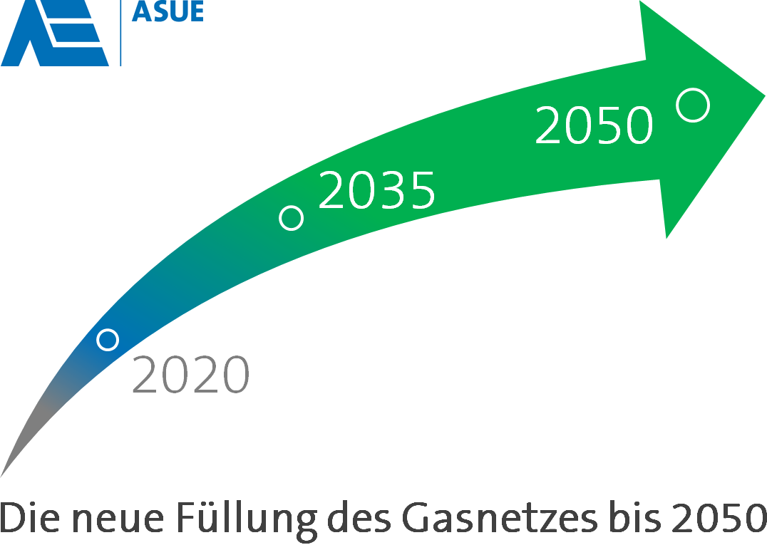 Die Entwicklung des Deutschen Gasnetzes bis 2050