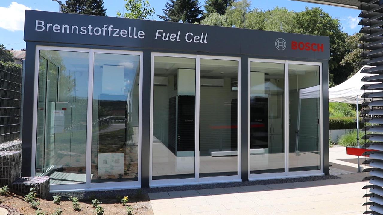 Die mit dem Innovationspreis prämierte SOFC-Brennstoffzelle von Bosch